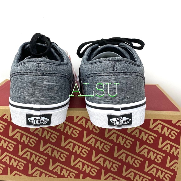 VANS Atwood Rock Textile Black Grey Canvas Men’s - Picture 6 of 10